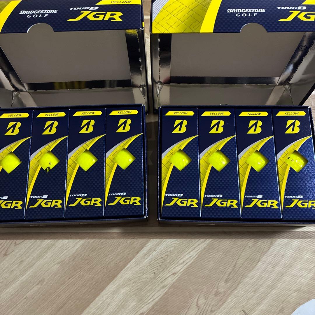 BRIDGESTONE TOUR B JGR イエロー 12個入り2ダースセット