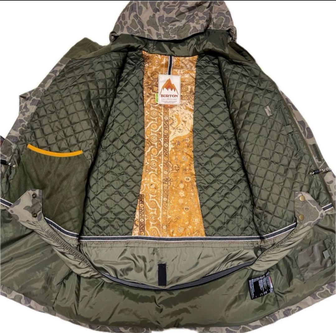 【美品】BURTON スノーボード　ウェア　上下　S ビブパンツ　キャメル