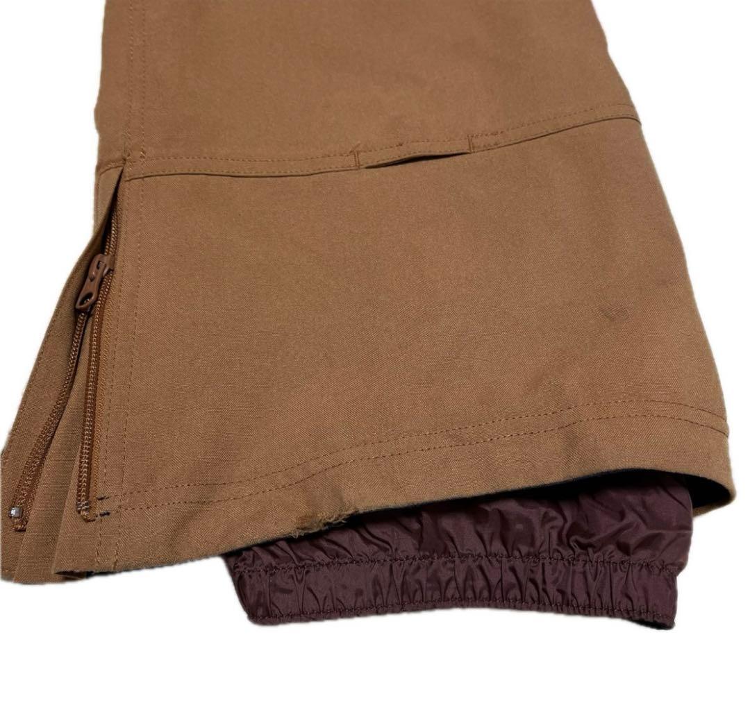 【美品】BURTON スノーボード　ウェア　上下　S ビブパンツ　キャメル