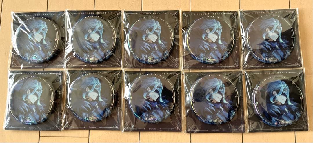 原神 博士 ドットーレ 缶バッジ 10個セット