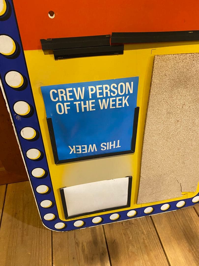 マクドナルド　看板　大型ボード　ヴィンテージ　激レア　ロナルド