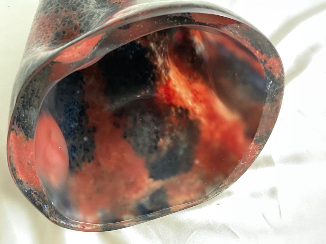 岩田藤七(1893~1980)「ガラス花器」富士山春1961年