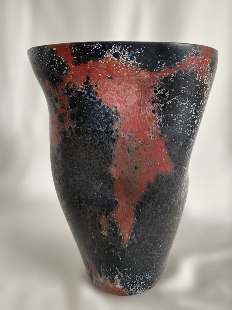 岩田藤七(1893~1980)「ガラス花器」富士山春1961年