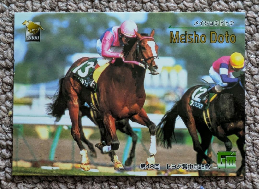 メイショウドトウ　勝利重賞カードセット & 宝塚記念単勝馬券