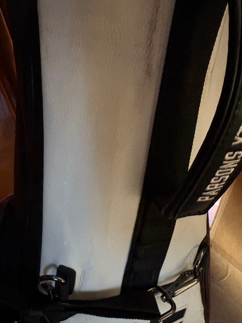 PXG キャディバッグ 白黒 バッグのみ