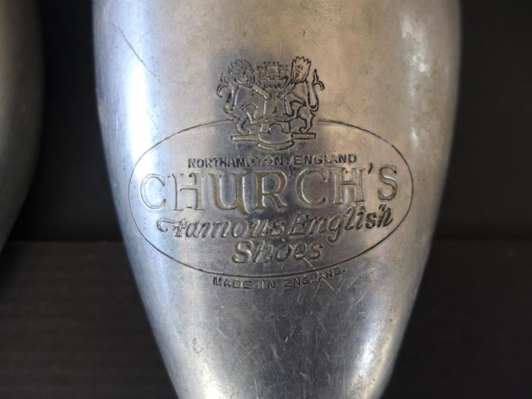 時代物　戦前　古いCHURCH’S シューキーパー　7x8 M 英国製　レトロ