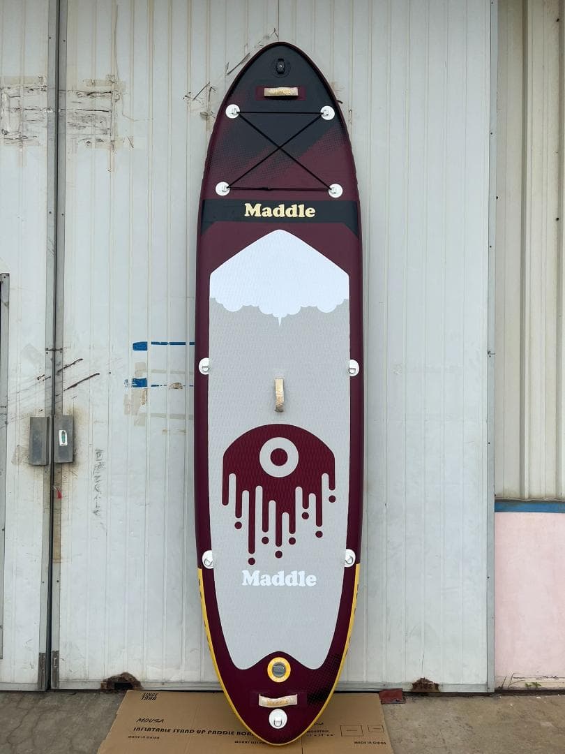 【新品】Maddle SUP スタンドアップパドルボード 11' ワインレッド