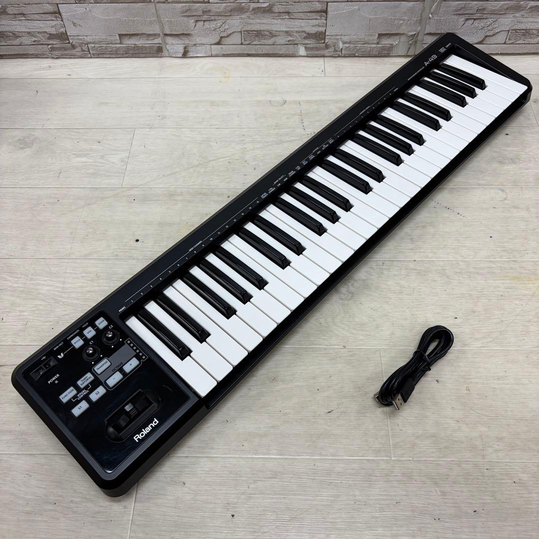 Roland ローランド 49鍵盤 USB MIDIキーボード A-49 ⑩