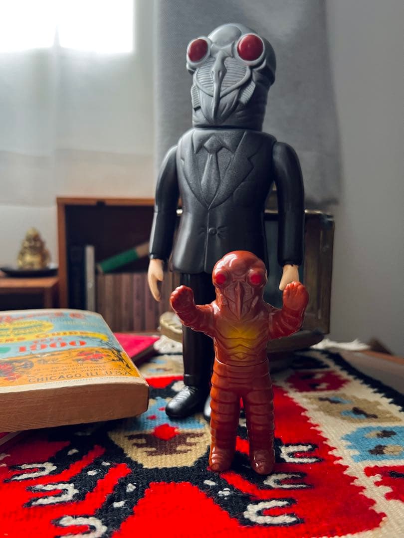 M1号　セミ人間　ウルトラQ ミニセミ人間、ヘッダー付き