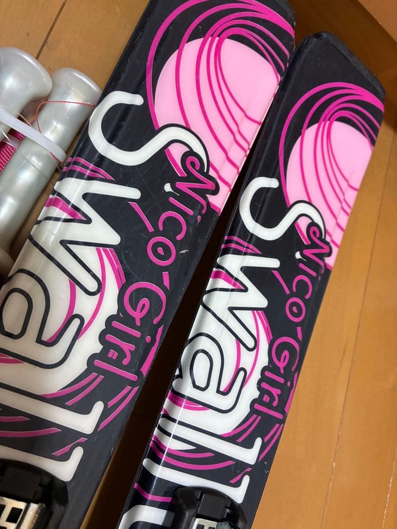 美品スキーセット板130cm靴23or24cm 125〜145cm位のお子様