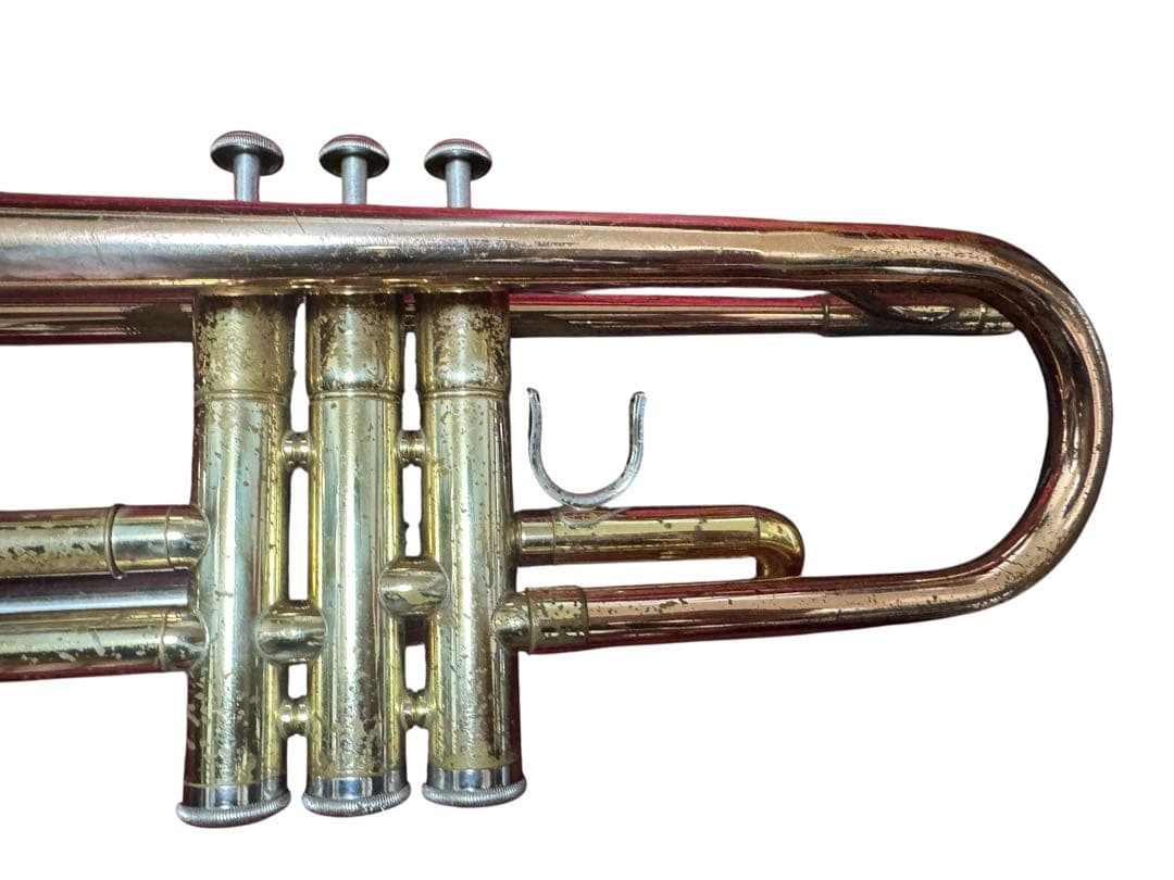 ジャンク 赤ベルYAMAHA トランペット YTR-3320 純正マウスピース付