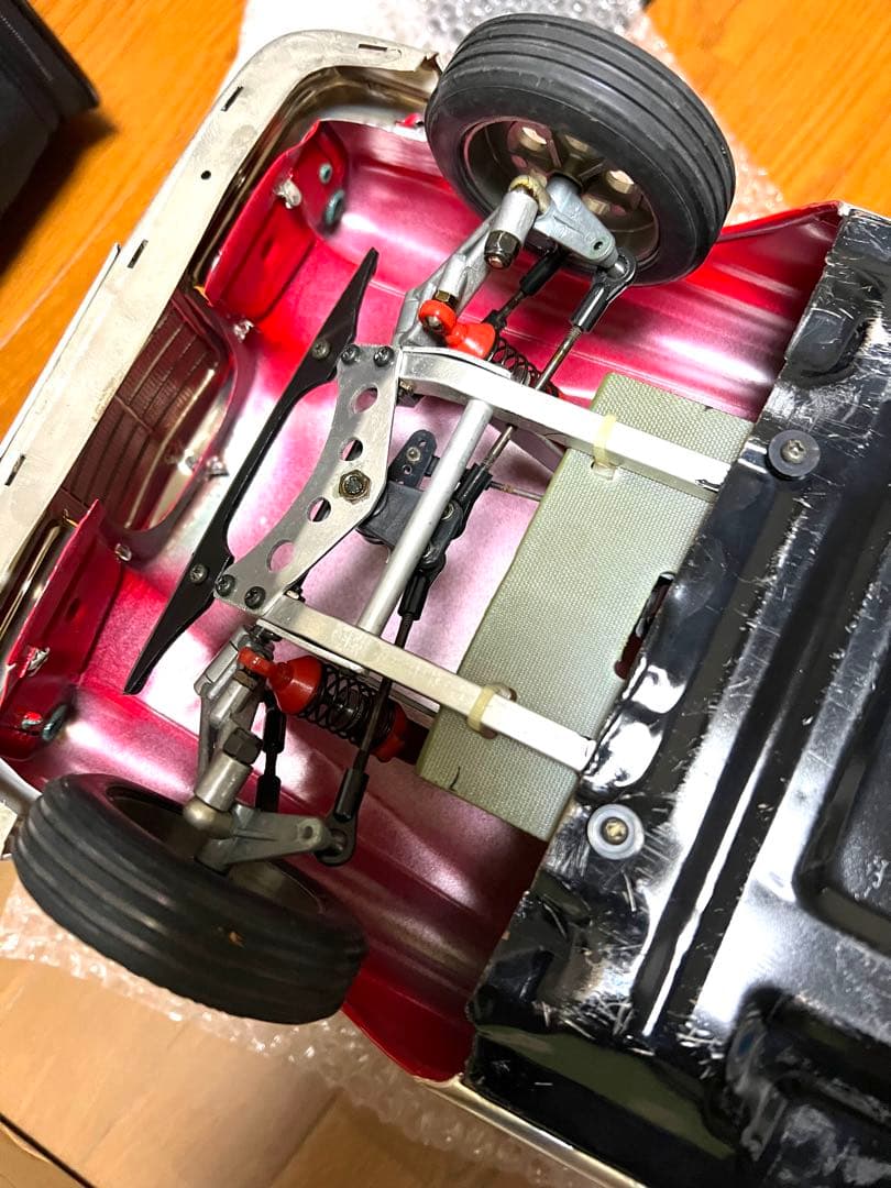 古い特大ブリキ★メルセデス ベンツ 300SE★イチコー／京商★改造★ジャンク