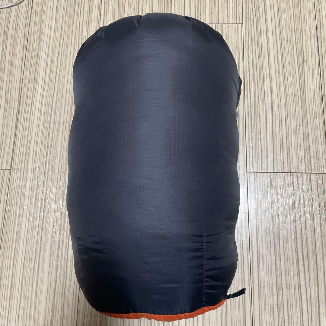 【美品】モンベル バロウバッグ ♯1ロング シュラフ 右ジップ