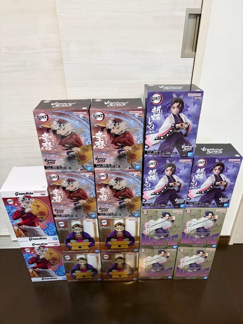 鬼滅の刃 童磨 胡蝶しのぶ プライズフィギュア まとめ売り 17点