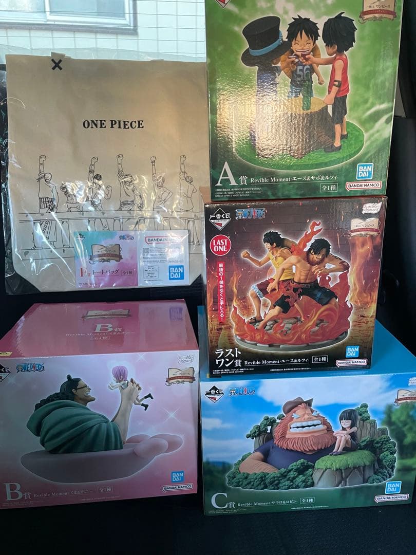 一番くじワンピース　ドラマティクメモリーズA.B.C.ラストワン賞トートバック