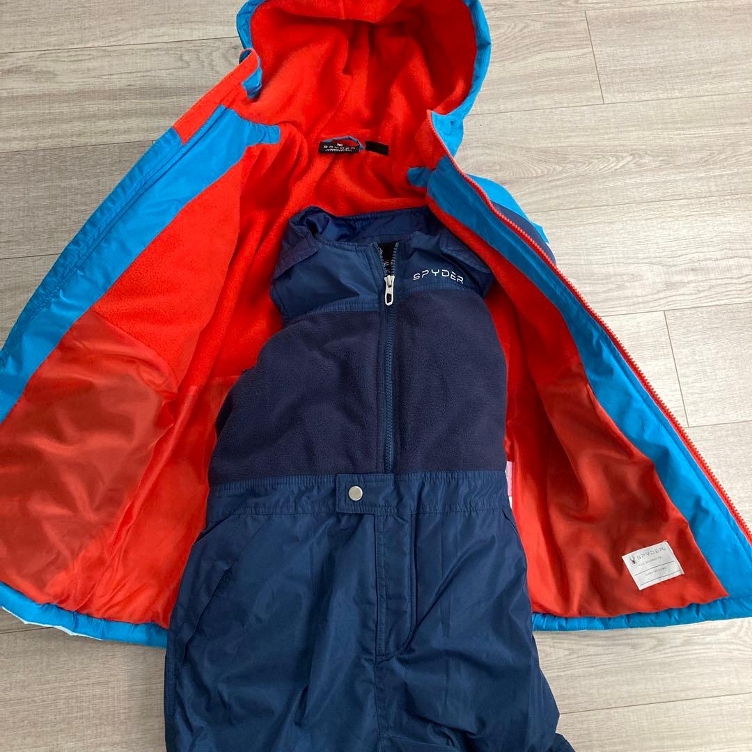 未使用 スパイダー スキーウェア上下 ジュニア用 子供用 10 160㎝ ブルー