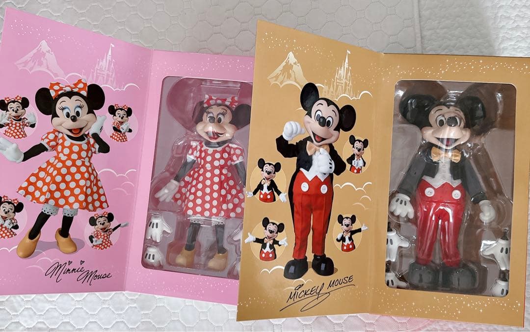 【限定品】TDRミッキー ミニー　アクションフィギュア　メディコムトイ　レトロ