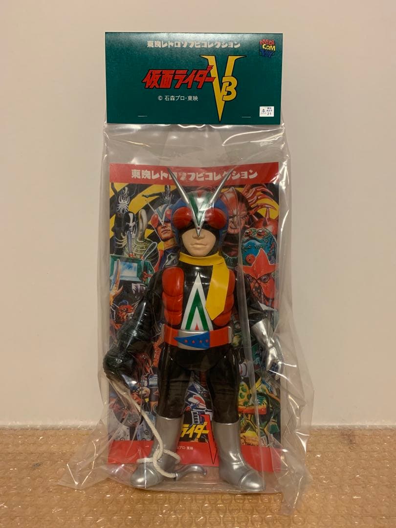 東映レトロソフビコレクション ライダーマン(ロープアームひも付きVer.)