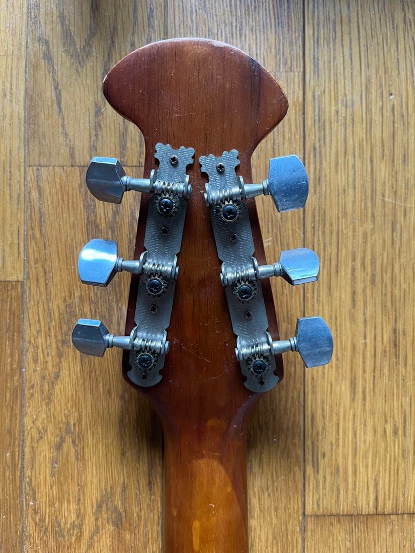 SPOWERオベーションタイプのアコースティックギター 虎目Gグラデーション