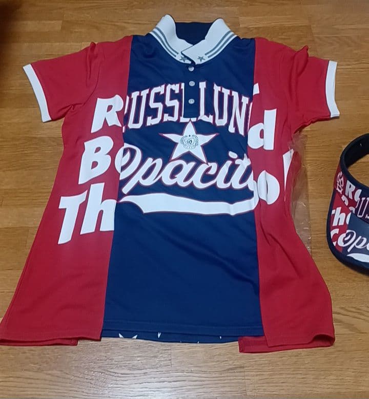 RUSSELUN セットアップ　ポロシャツ　サンバイザーのセットアップ！サイズ4