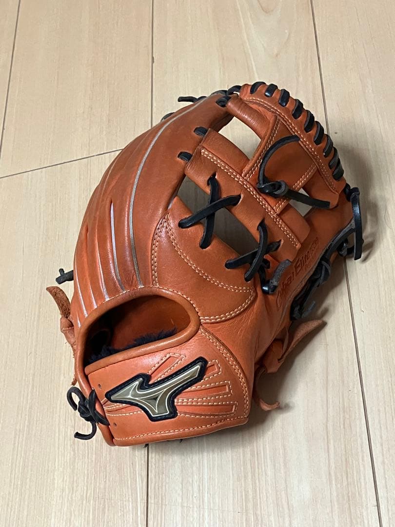 （GW限定価格）Mizuno Global Elite 軟式グローブ オレンジ
