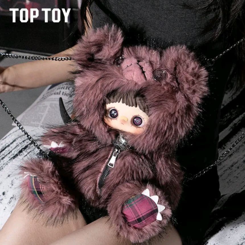 MayMei 反逆ぬいぐるみシリーズ 400％【ピンク　クマ　恋愛】リュック