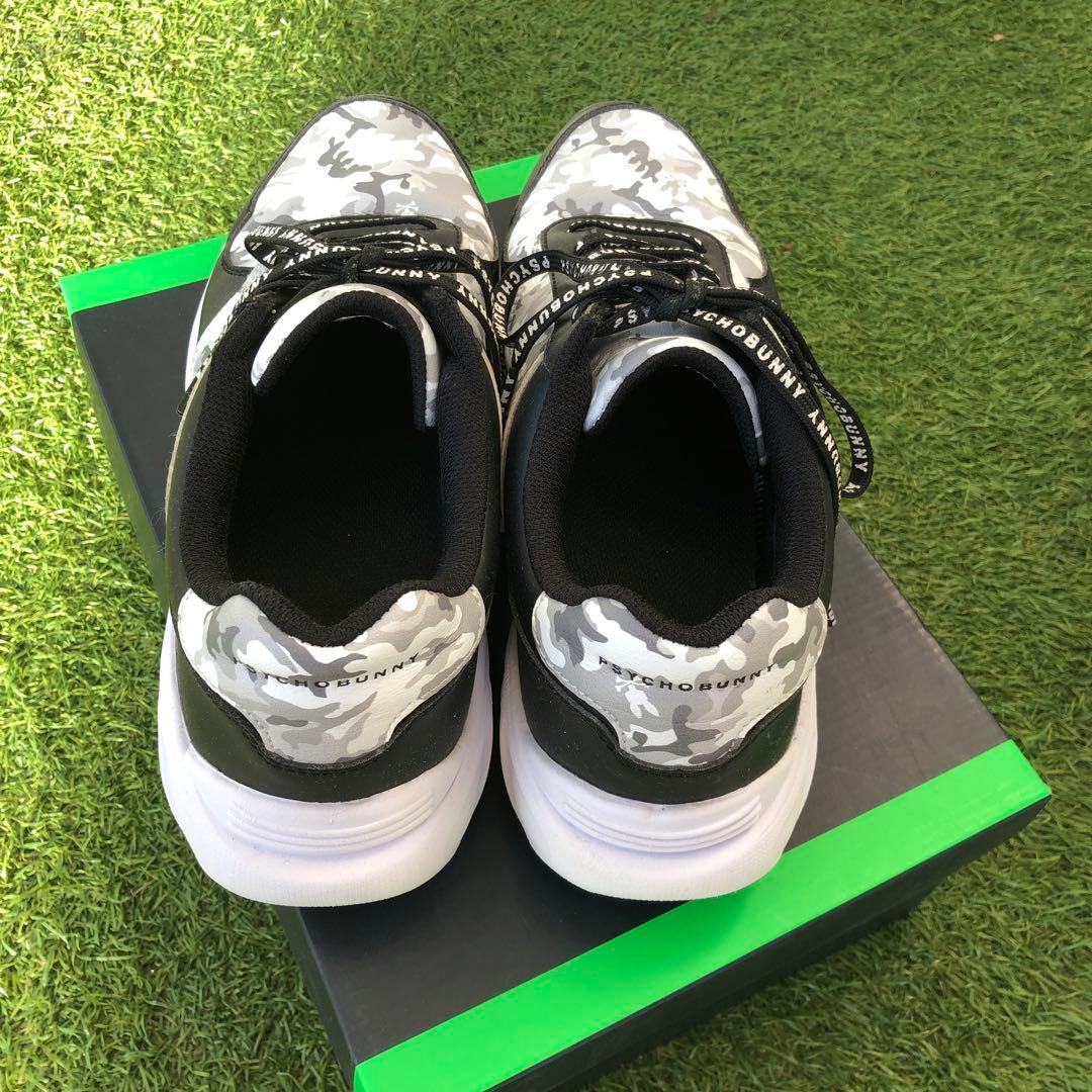 PSYCHO BUNNY カモフラージュ ゴルフスニーカーサイズ27.5cm