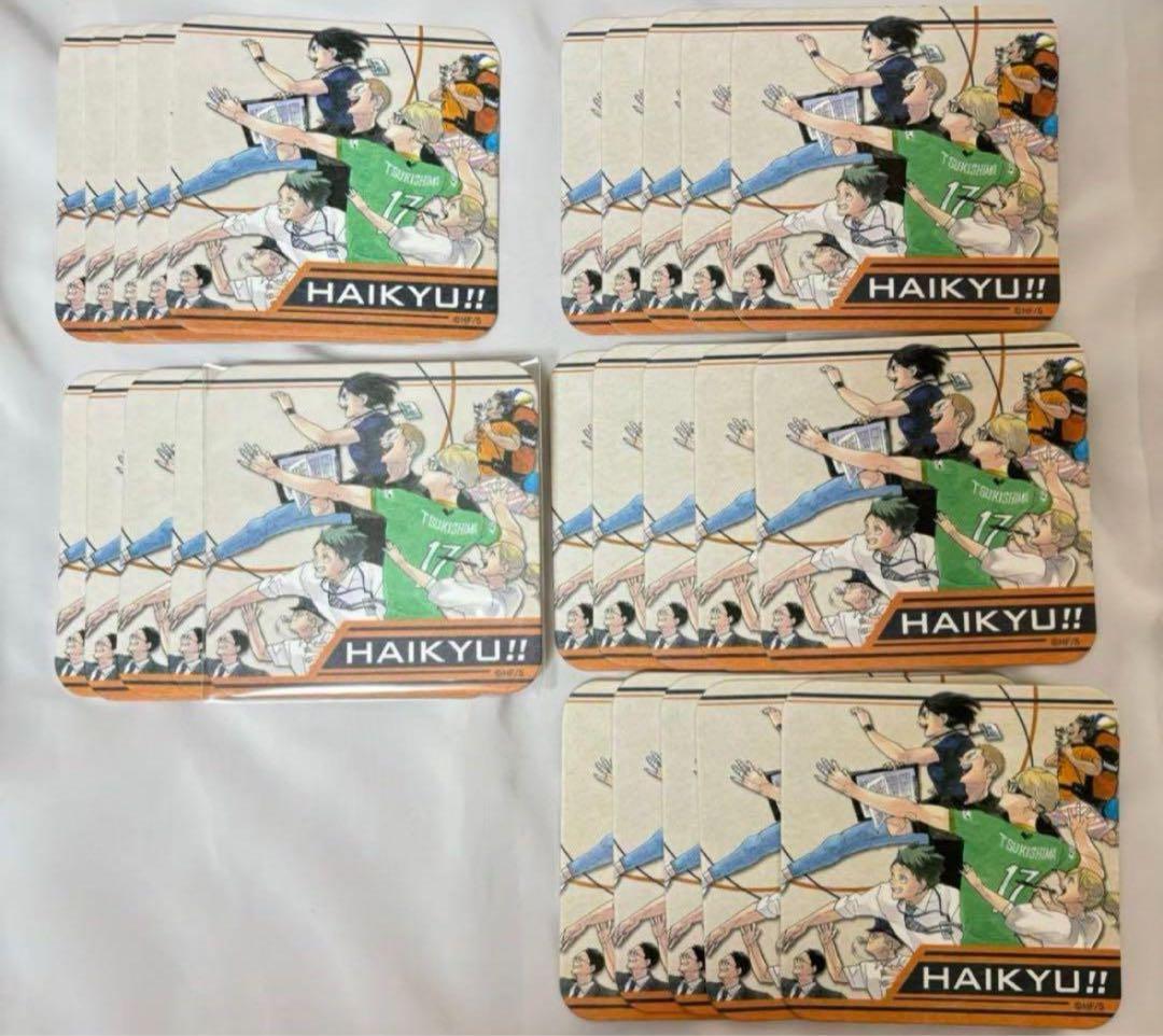 ハイキュー アートコースター ジャンプフェスタ BOX特典 烏野高校 集合