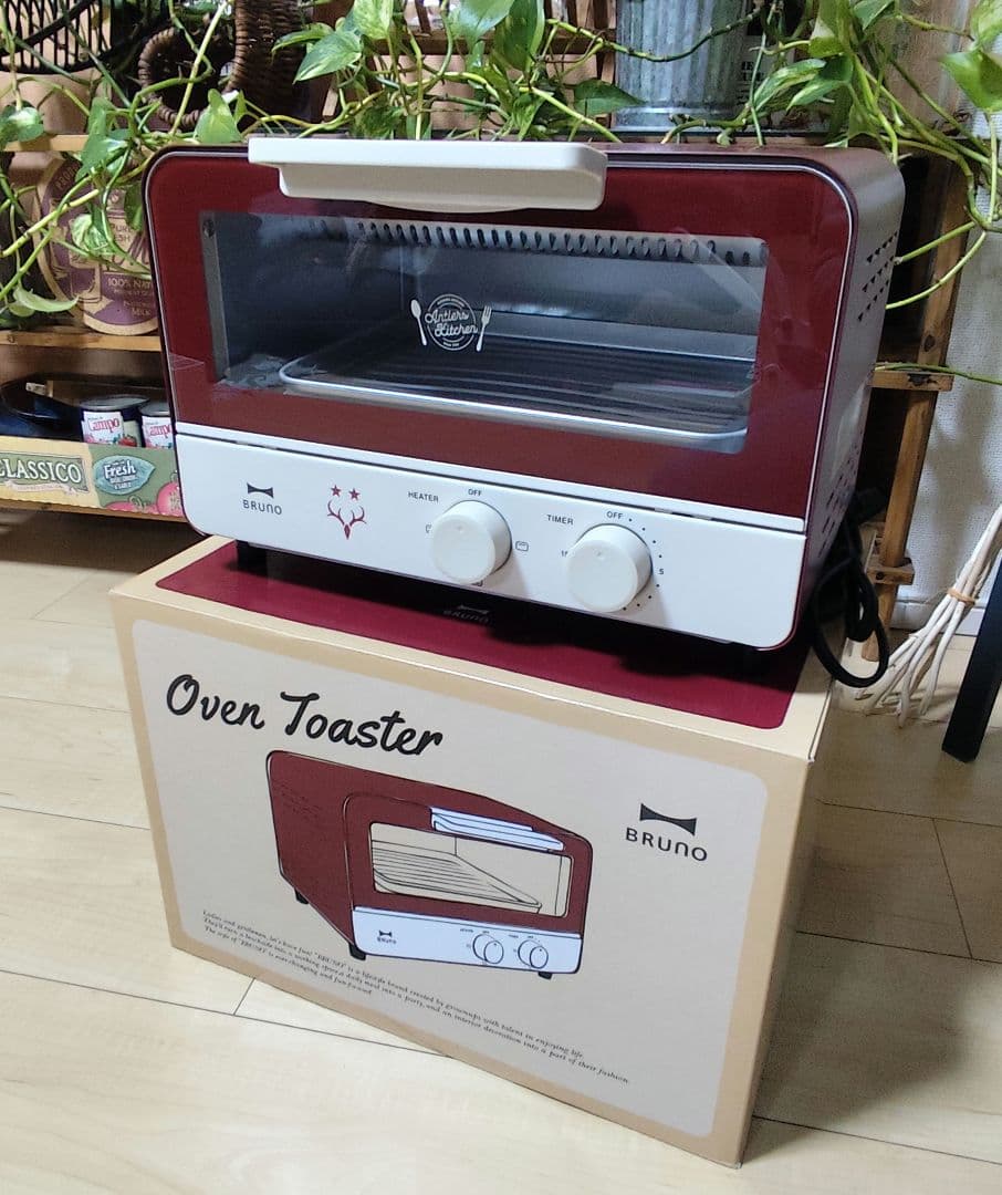 【週末価格】鹿島アントラーズBRUNO コラボ オーブントースター