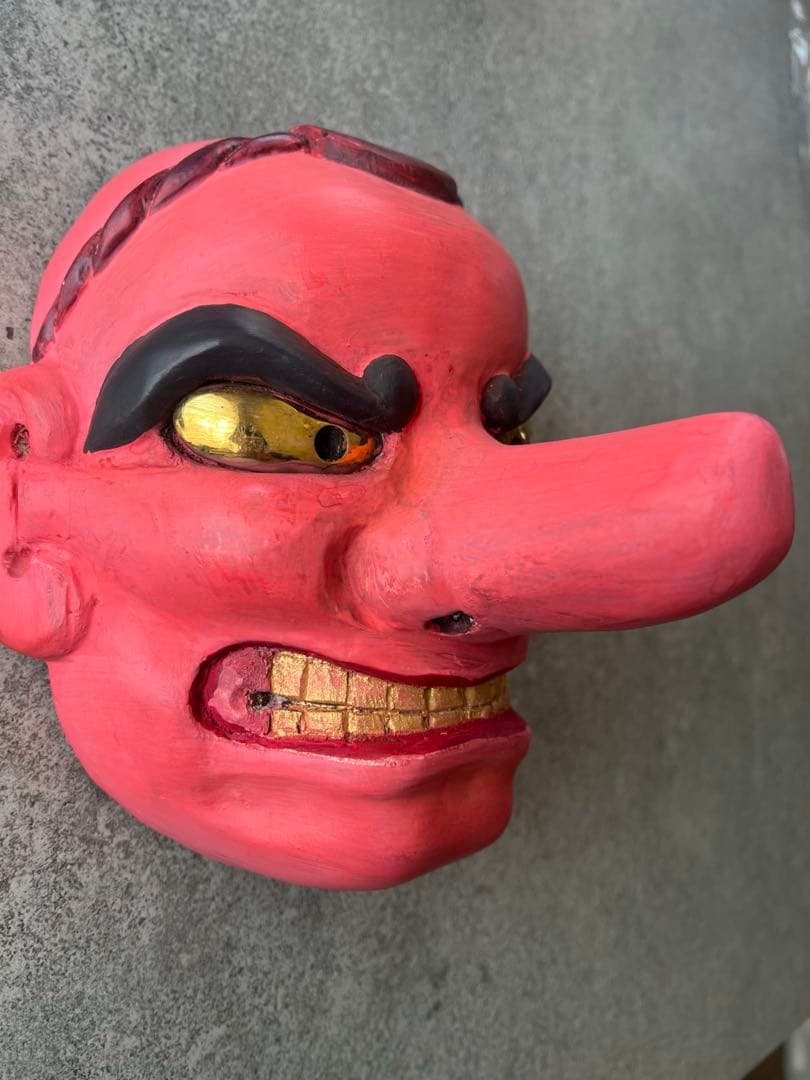 木彫面（天狗さん）