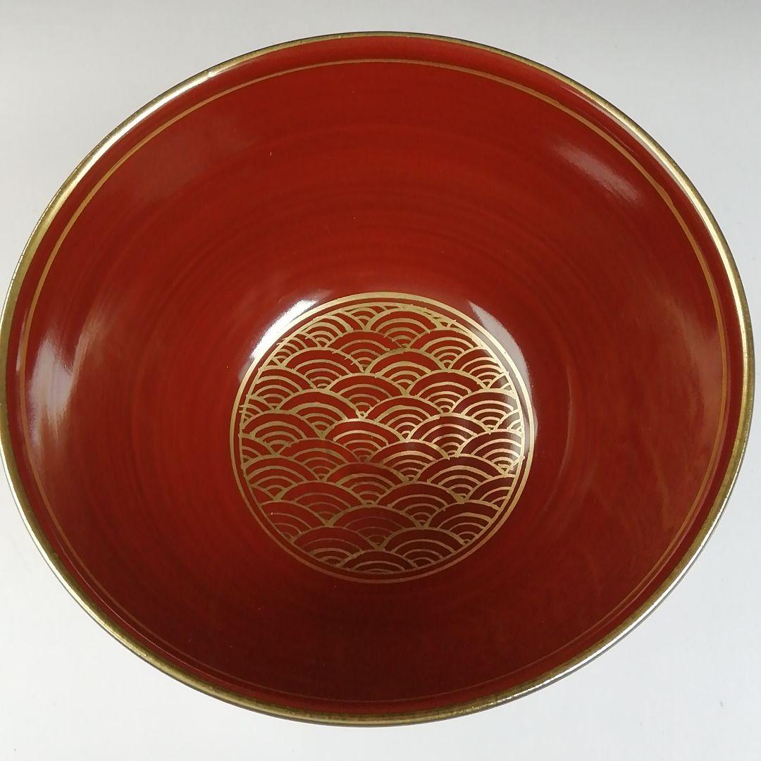 Ｔ７０４　茶碗　『五彩金襴手』『二代　手塚玉堂 造』　共箱　抹茶碗　茶道具