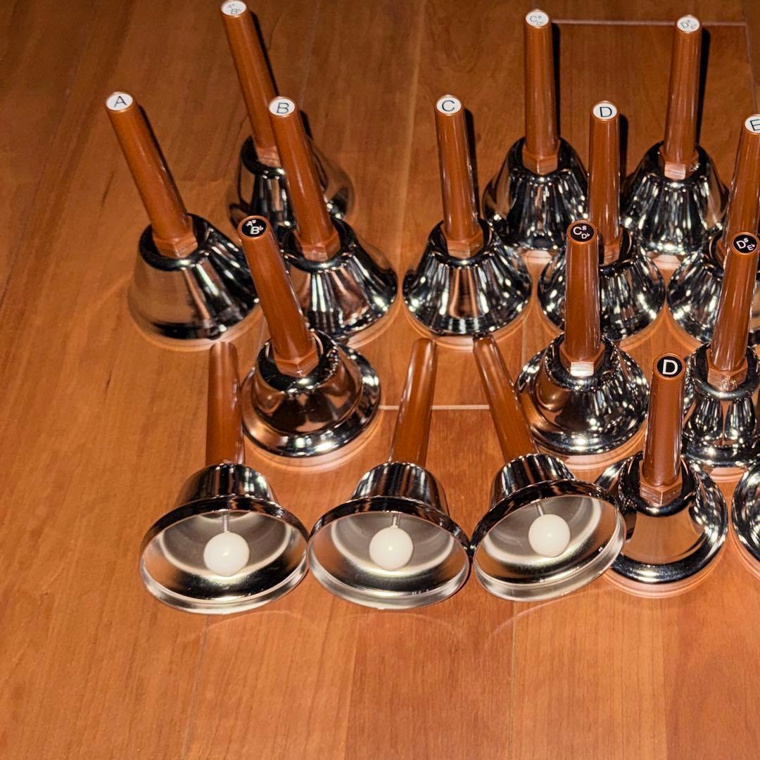 ウチダ　ミュージックベル　シルバー22個 セット