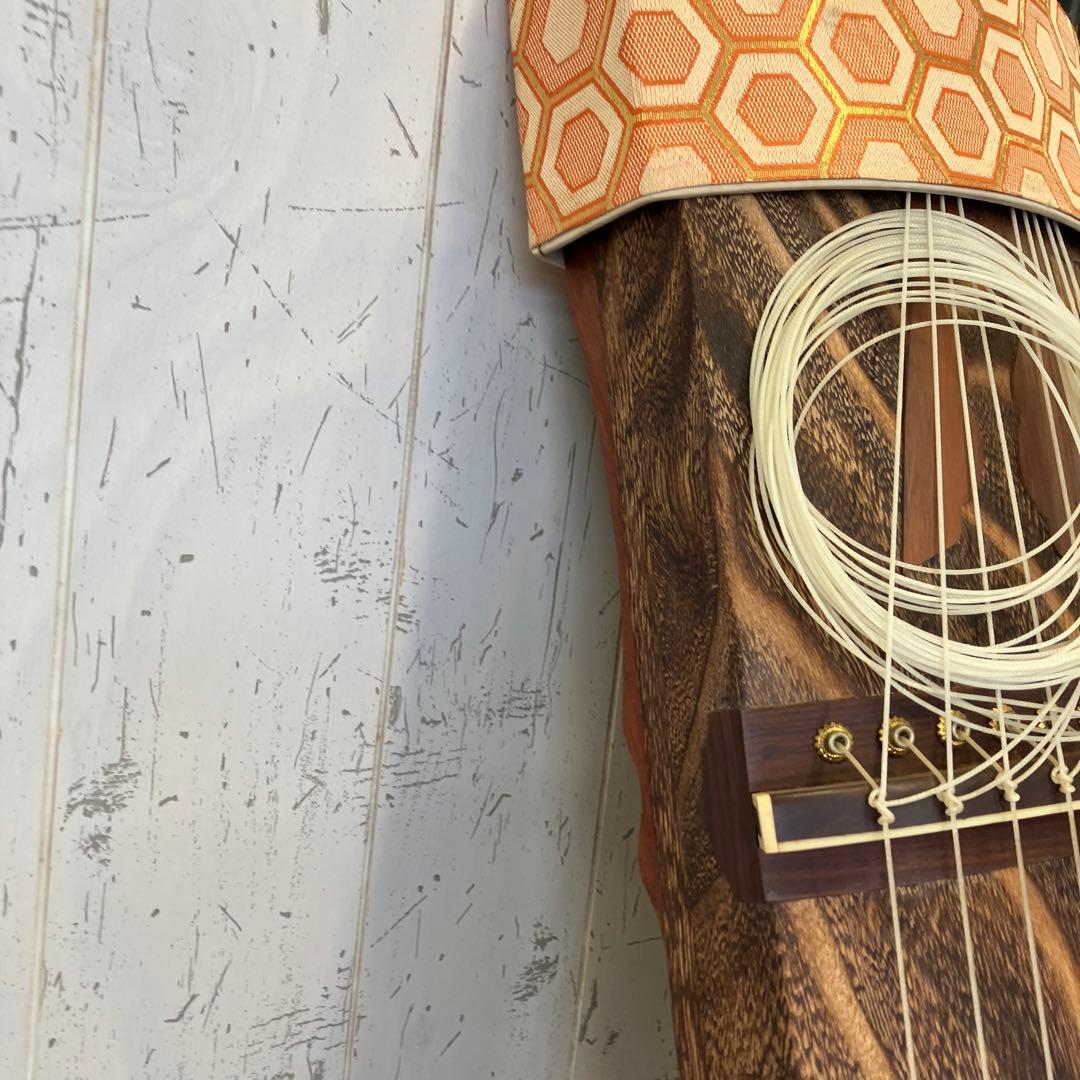 昭和レトロ すだれ彫り 13弦 琴 和楽器 弦楽器 伝統工芸 レトロ