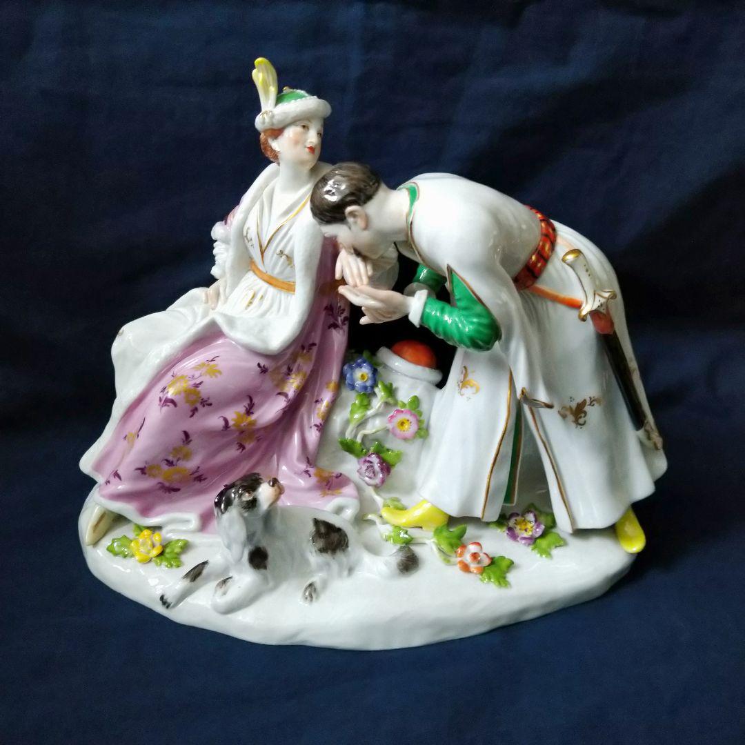 マイセン(Meissen)フィギュリン『ポーランド貴婦人と紳士』