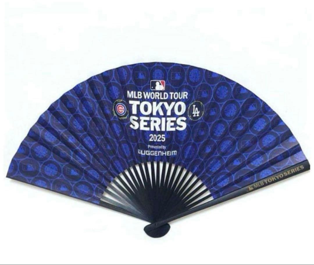 ドジャースファンクラブ記念品セット非売品扇子東京シリーズ大谷翔平選手ユニフォーム