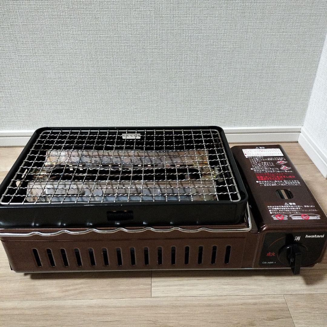 イワタニ 炙りや 炉ばた焼器 （炎たこプレート、鉄板、収納ケース付き）