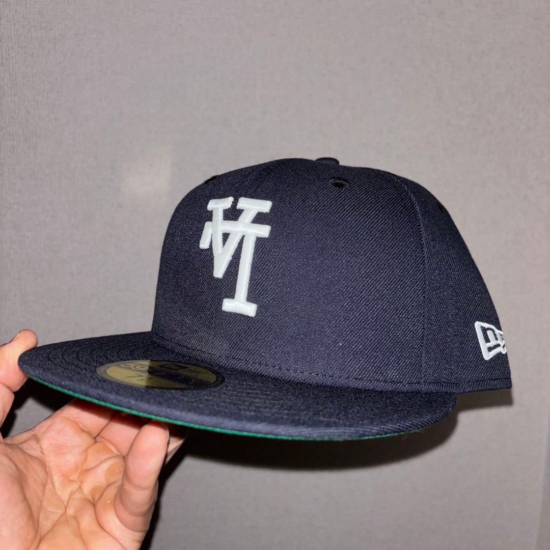 【海外限定】ニューエラ ロサンゼルスドジャース 59FIFTY グロウネイビー