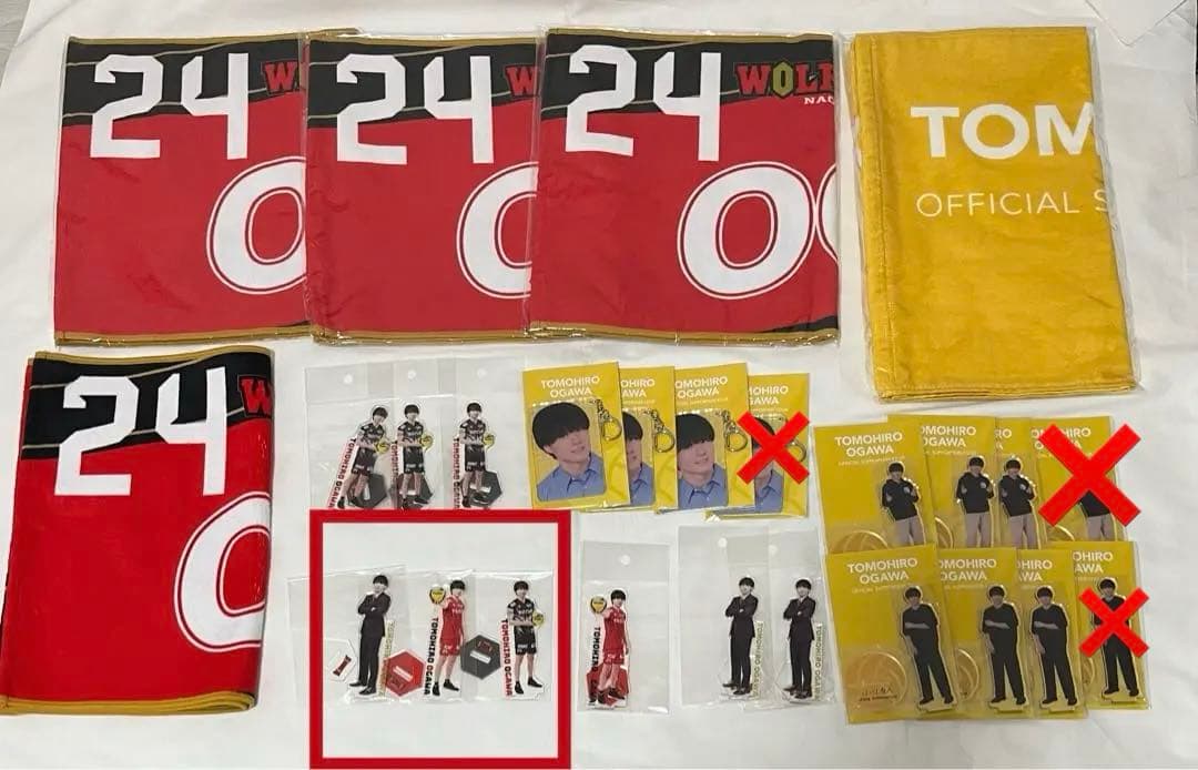 小川智大 ウルフドックス名古屋 アクスタ タオル