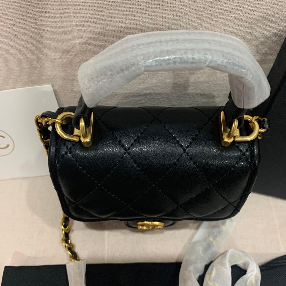 シャネル ブラック ミニバッグ チェーンショルダー　ノベルティ新品