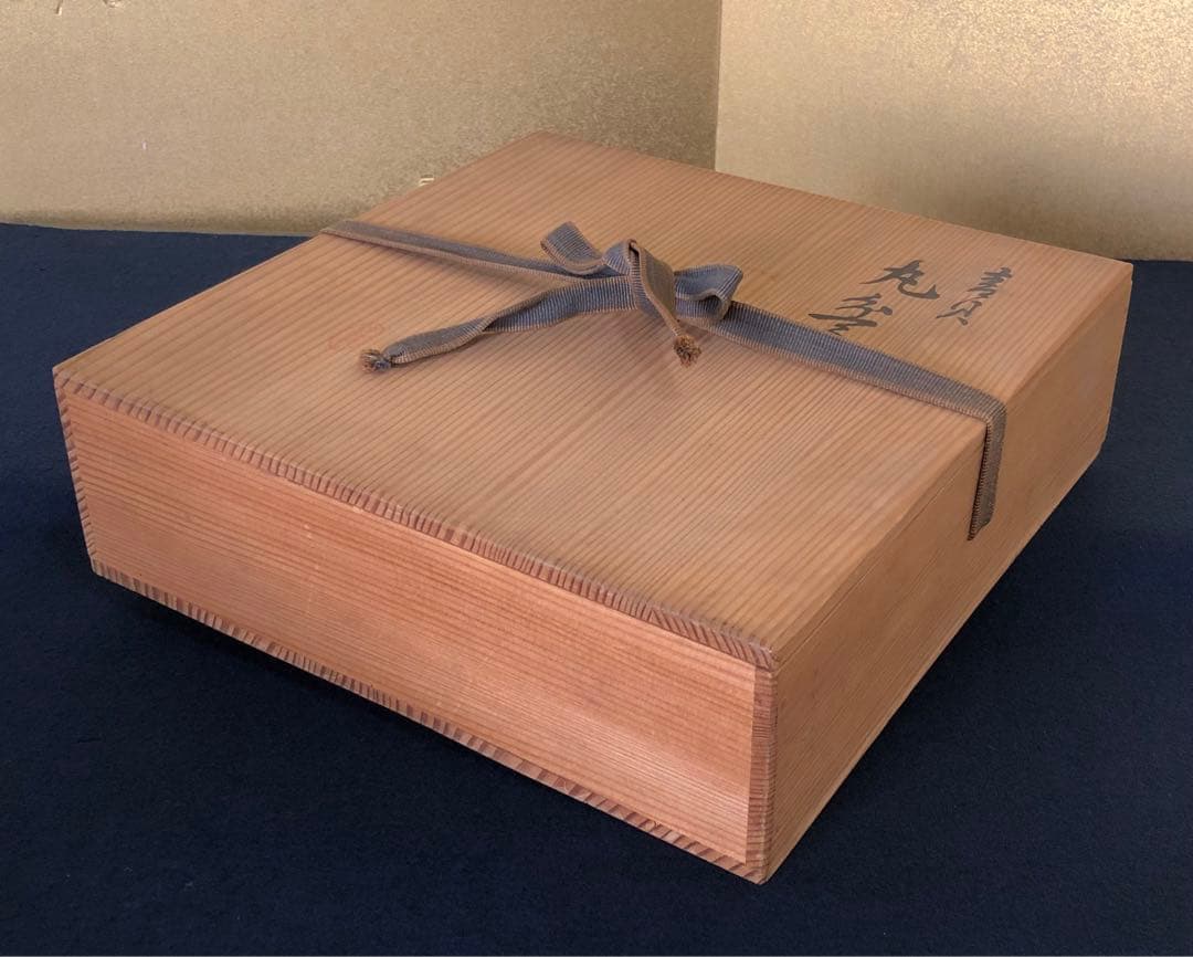 割引❗️《レ》青貝 丸盆5客 抱玉庵 大原貫学 天下茶屋 共箱 251027う1