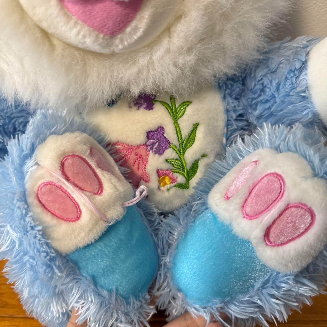 Dan Dee イースター刺繍 うさぎ ぬいぐるみ