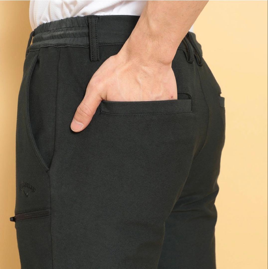 キャロウェイ　ストレッチパンツ　Sサイズ　ブラック　ズボン　接触冷感　ゴルフ