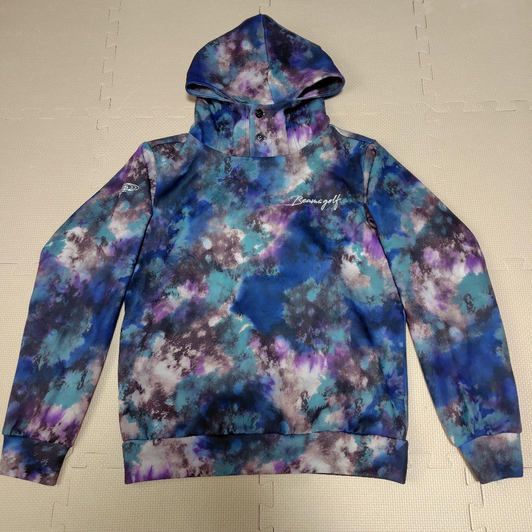BEAMS GOLF ビームスゴルフ　タイダイ ダンボールニット パーカー