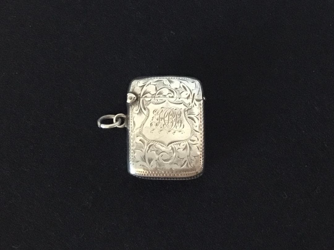 Joseph Gloster バーミンガム 1901年　マッチケース　シルバー