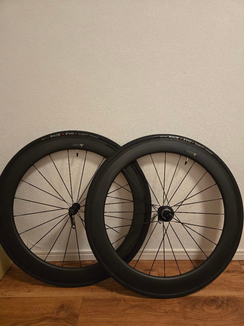 SUPERTEAM 60mm カーボンホイール タイヤ付