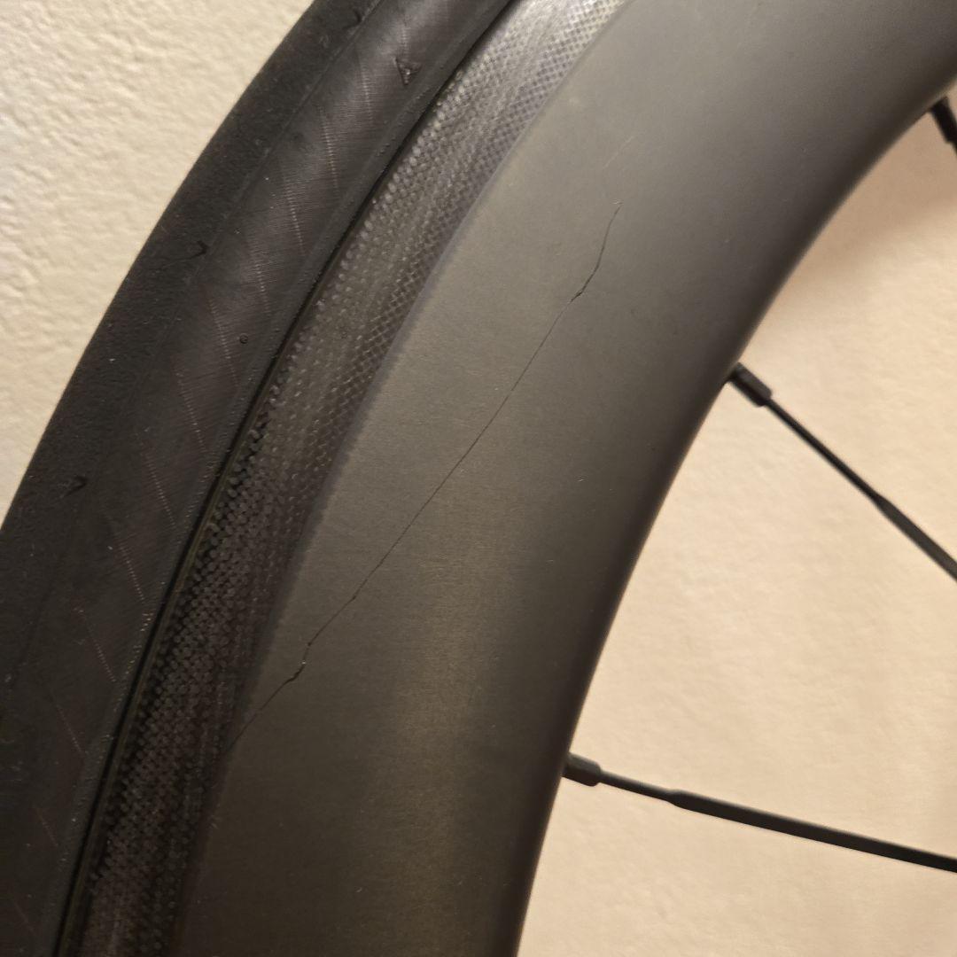 SUPERTEAM 60mm カーボンホイール タイヤ付