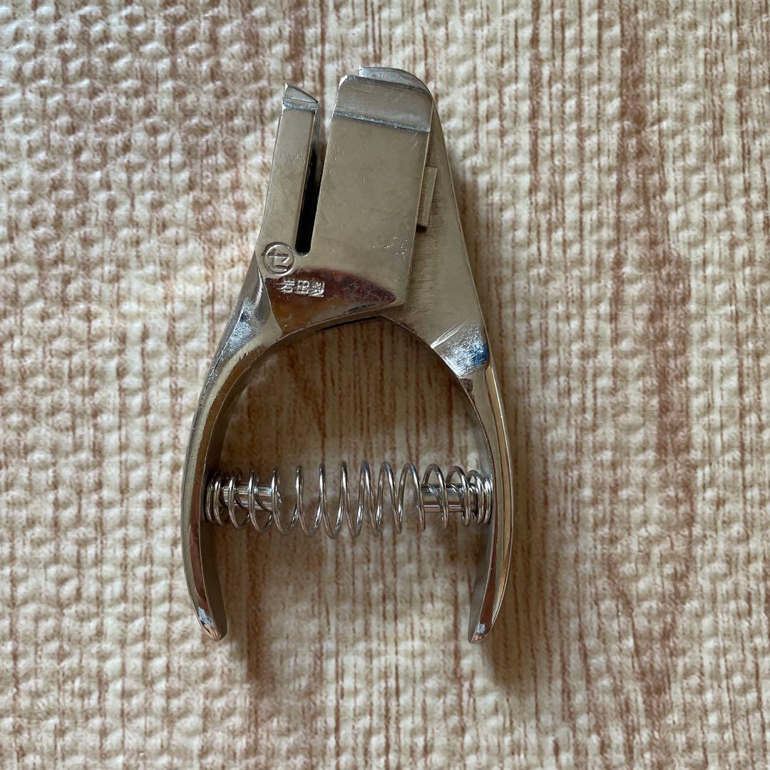 国鉄　検札鋏　セ　箱付き