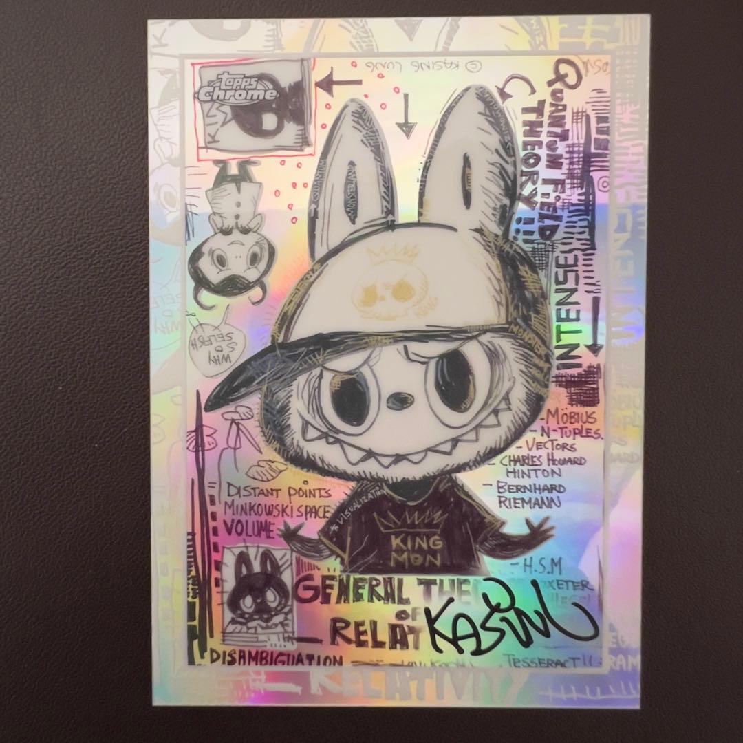 2025 Topps Chrome Labubu 箔サイン 特製ケース付