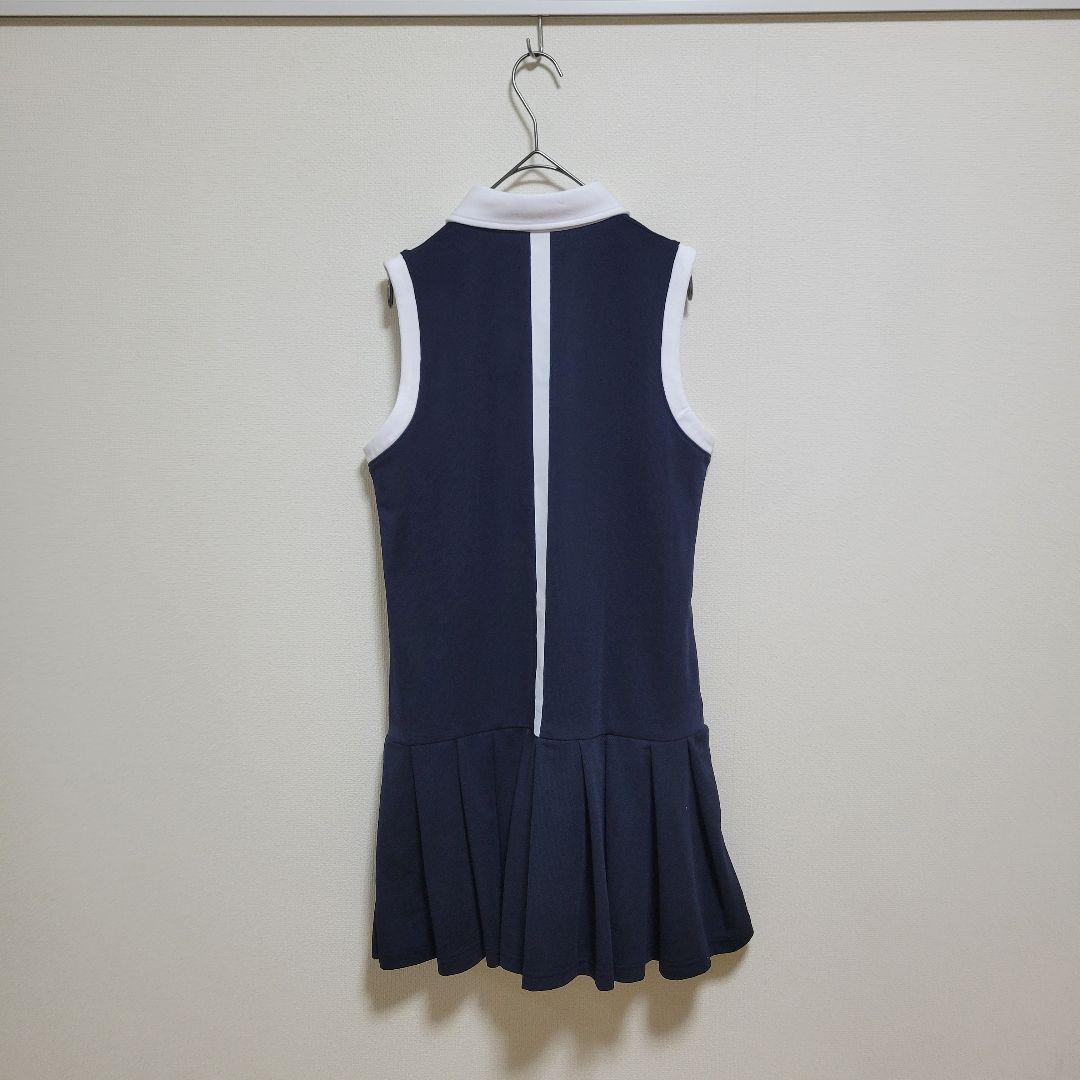 【タグ付き未使用】B.D.C GOLF ノースリーブポロワンピース Sサイズ