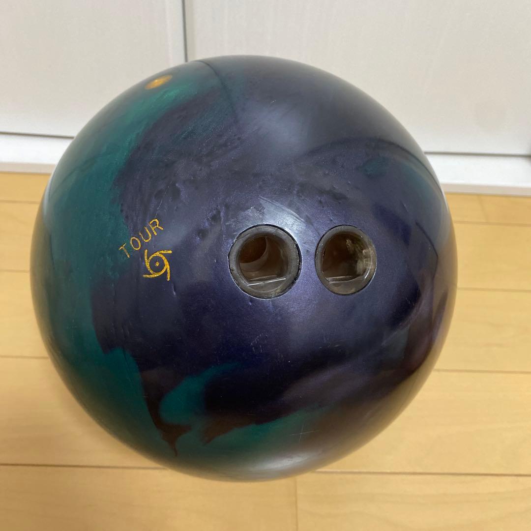 ボウリングボール IQツアーダークグリーン 中古 元箱なし